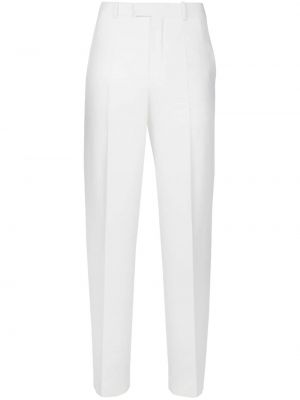 Plisované kalhoty relaxed fit Rta bílé