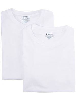 Camiseta con bordado con bordado con bordado Polo Ralph Lauren blanco