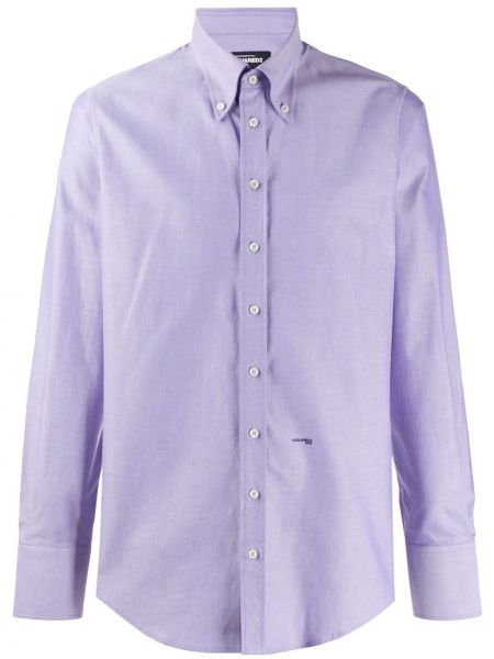 Camisa con botones Dsquared2 violeta