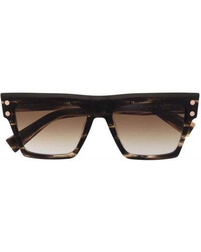 Oversized glasögon Balmain Eyewear brun