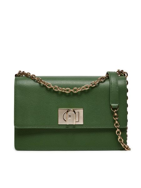 Чанта през рамо Furla зелено