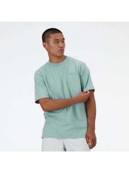 T-shirt en coton New Balance vert