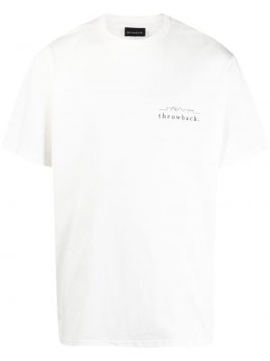 T-shirt aus baumwoll mit print Throwback