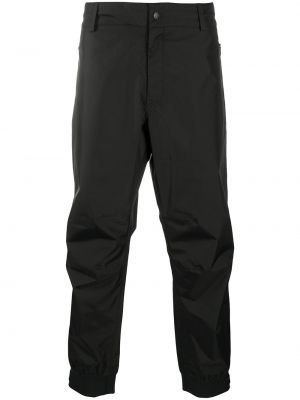 Rovné kalhoty Moncler černé