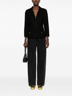 Veste en tricot Chanel Pre-owned noir