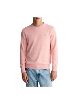 Bluza z kapturem Gant różowa