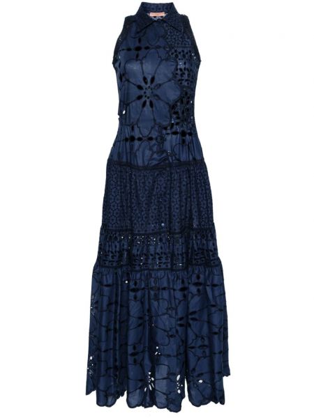 Dlouhé šaty Ermanno Scervino modrá