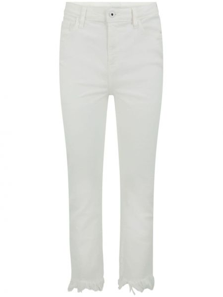 Skinny džíny s vysokým pasem Simkhai bílé
