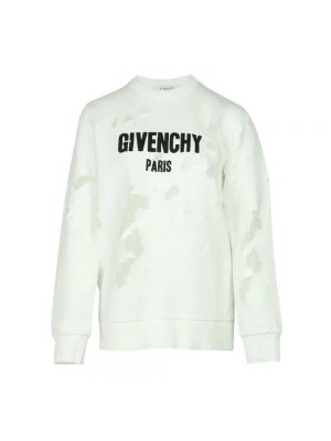 Sweat en coton Givenchy Pre-owned blanc