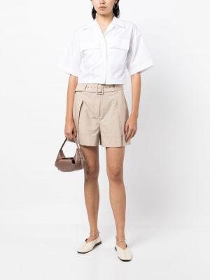 Shorts plissées 3.1 Phillip Lim beige