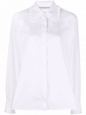 Camisa de encaje Alessandra Rich blanco
