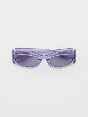 Фиолетовые очки солнцезащитные Mcq Alexander Mcqueen