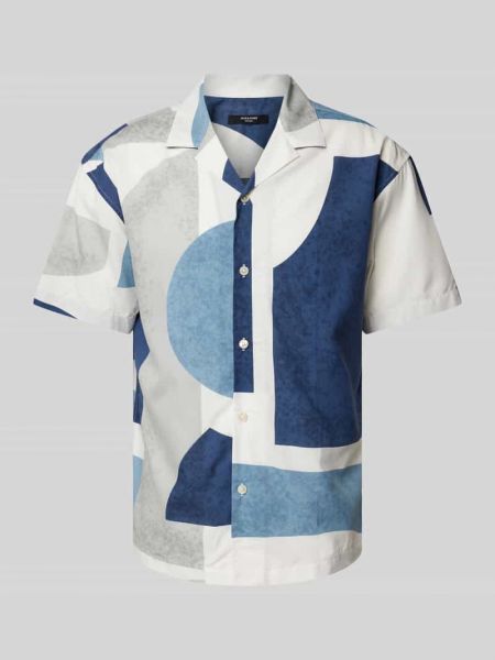 Koszula slim fit Jack & Jones Premium błękitna