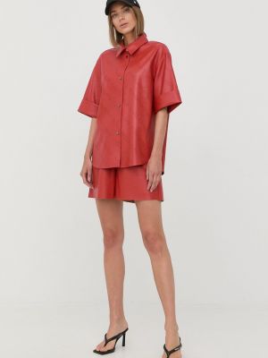 Однотонні шорти Karl Lagerfeld червоні
