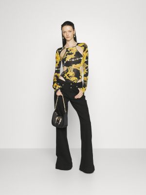 Джинсовая рубашка с длинным рукавом Versace Jeans Couture