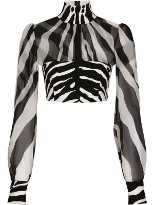 Top s printom sa zebra printom Dolce & Gabbana