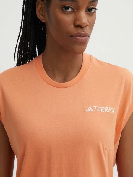 Majica kratki rukavi Adidas Terrex narančasta