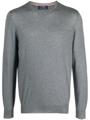 Вълнен пуловер Barba сиво
