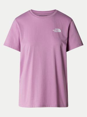 Marškinėliai The North Face rožinė