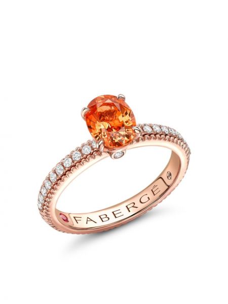Δαχτυλίδι από ροζ χρυσό Fabergé