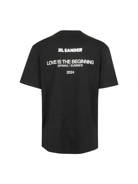 T-shirt Jil Sander schwarz