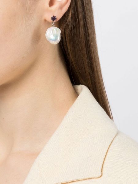 Boucles d'oreilles avec perles à boucle Chloé