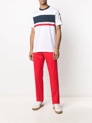Pantalon slim avec poches Paul & Shark rouge