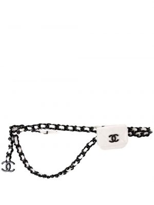 Ceinture Chanel Pre-owned blanc