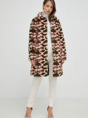 Палто с изолация Guess розово