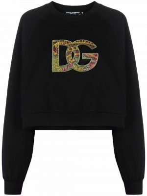 Raštuotas džemperis Dolce & Gabbana juoda