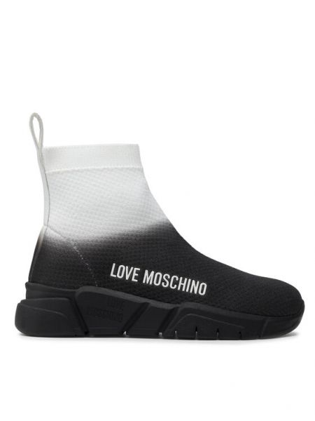 Sneakers Love Moschino μαύρο