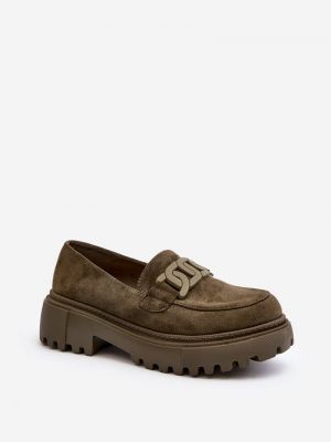 Loafer-kingad Kesi roheline