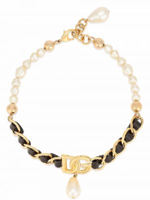 Collar con perlas Dolce & Gabbana dorado