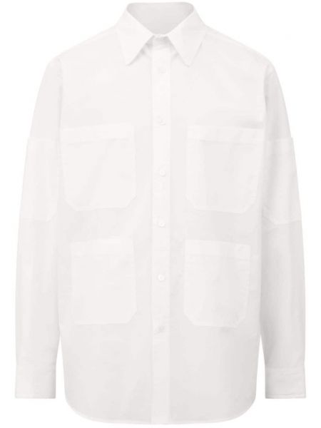 Bavlnená košeľa Mm6 Maison Margiela biela