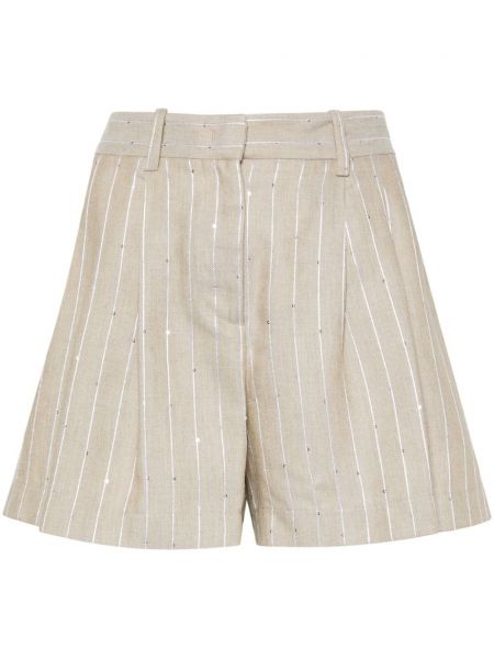 Kratke hlače s cekini s črtami Ermanno Firenze