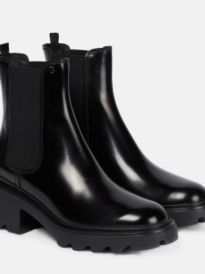 Chelsea boots en cuir Tod's noir