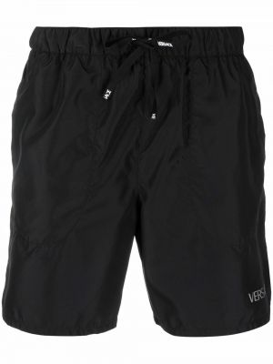 Trykt shorts Versace svart