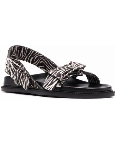 Sandale mit print mit zebra-muster Scarosso