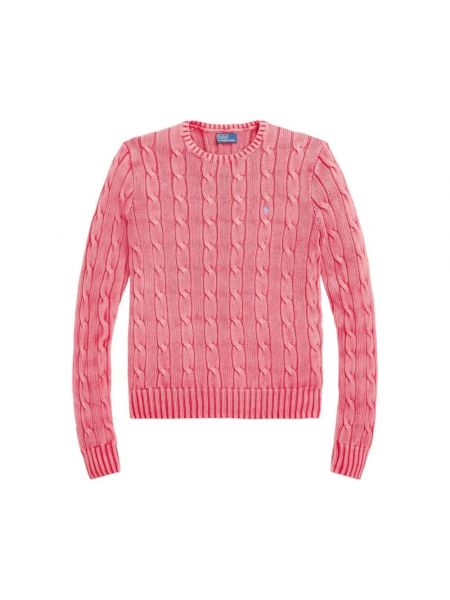 Różowy sweter Ralph Lauren