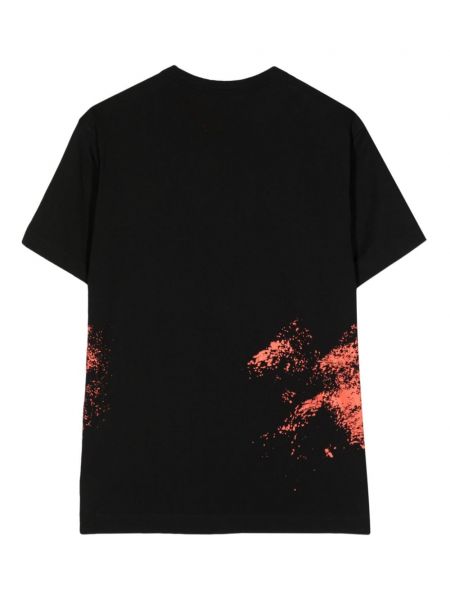 Bavlněné tričko s potiskem Comme Des Garçons Shirt černé