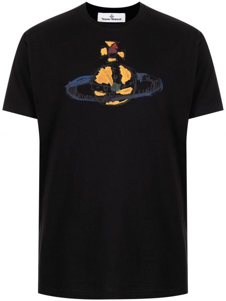 Camiseta con estampado Vivienne Westwood negro