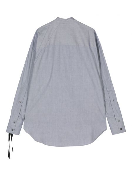 Drapovaná bavlněná košile Marina Yee šedá