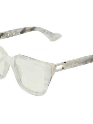 Dioptrijas brilles Off-white balts
