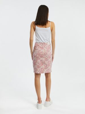 Džínsová sukňa Orsay ružová