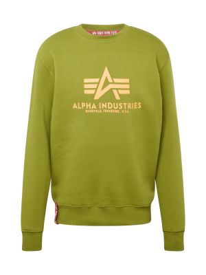 Džemperis Alpha Industries zaļš