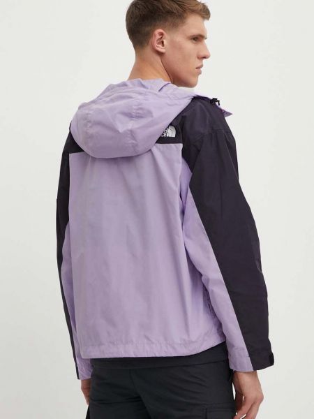 Oversized rövid kabát The North Face lila