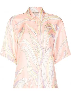 Camisa con estampado Emilio Pucci rosa