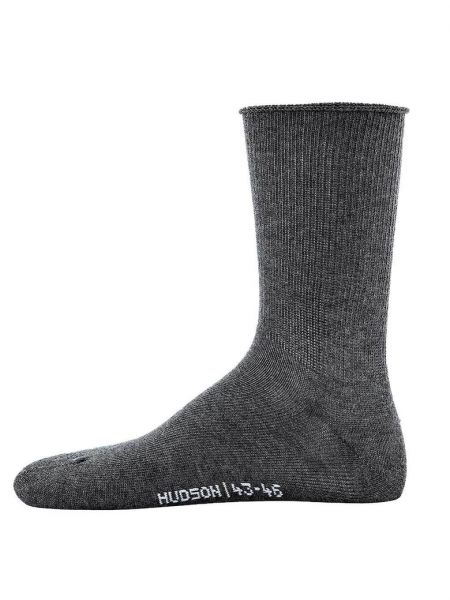 Однотонные хлопковые носки Hudson серые