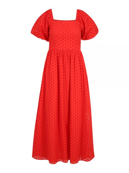 Robe longue Selected Femme Tall rouge