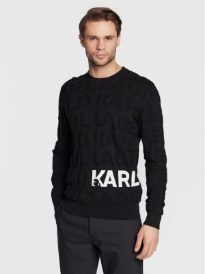Džemper Karl Lagerfeld crna